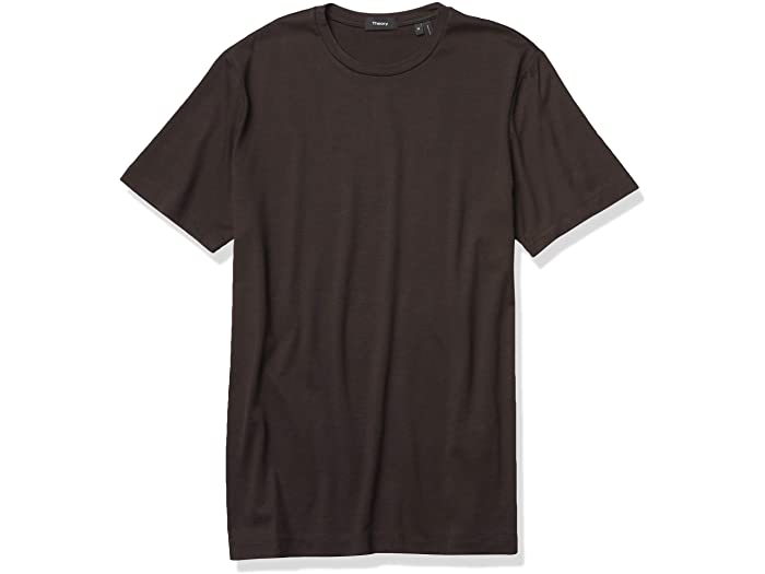 (取寄) セオリー メンズ メンズシルク コットン ベーシック、 クリーン ティー Theory men Mens,Silk Cotton Basic, Clean Tee Java